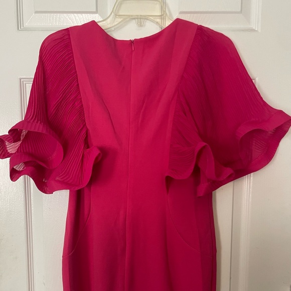 Pink Ruffle Sleeve Dress - Picture 5 of 7